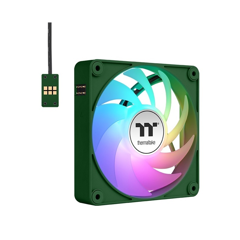 米特3C數位–曜越 CT120 EX ARGB 正轉 磁吸快接散熱風扇(三入)蜂芒黃/礫石砂/泡泡粉/競速綠