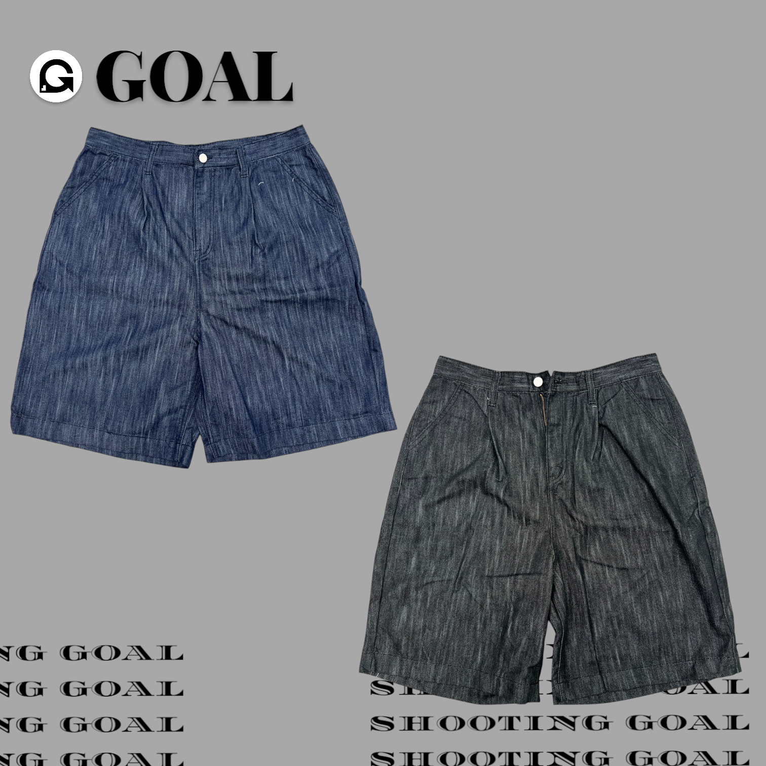 (GOAL) 正韓 牛仔單寧短褲 TAKE