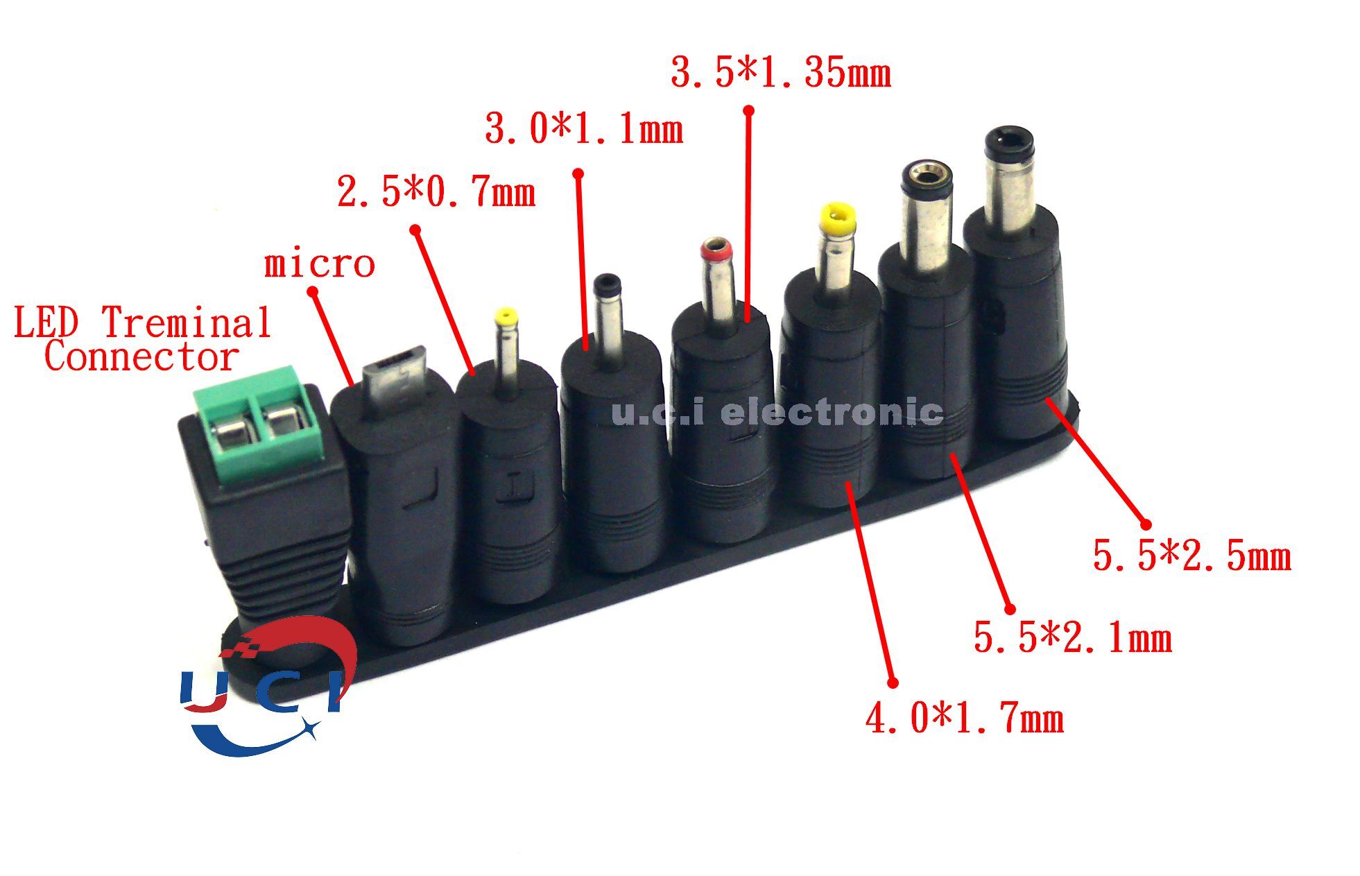 【UCI電子】(J-2) 8個轉接頭電源適配器 30W可調充電器3V-12V帶USB 可調電壓電源 變壓器