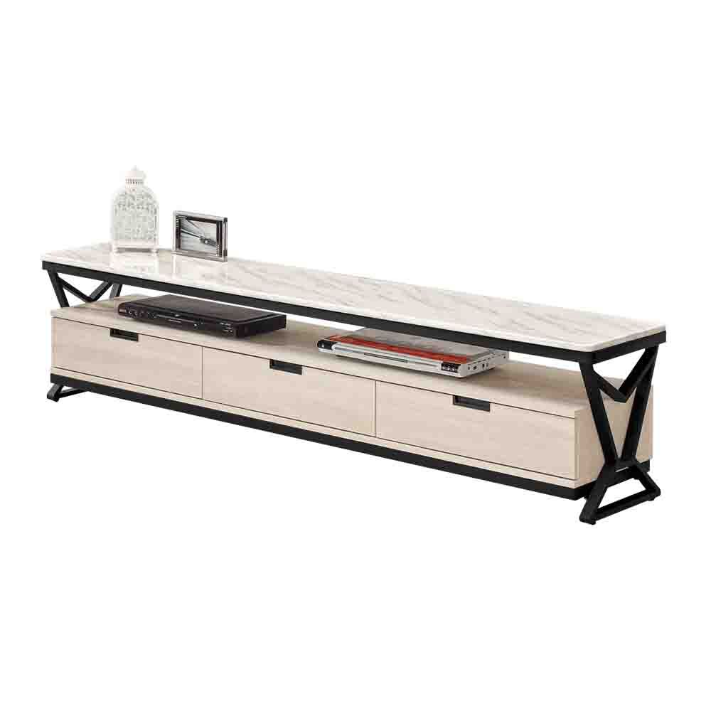 傑洛6尺工業風石面電視櫃/長櫃/視聽櫃