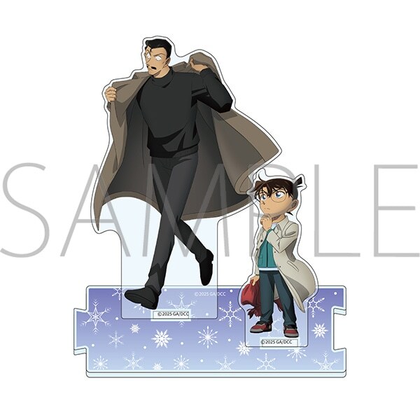 柯南M28日版壓克力立牌-小五郎&柯南