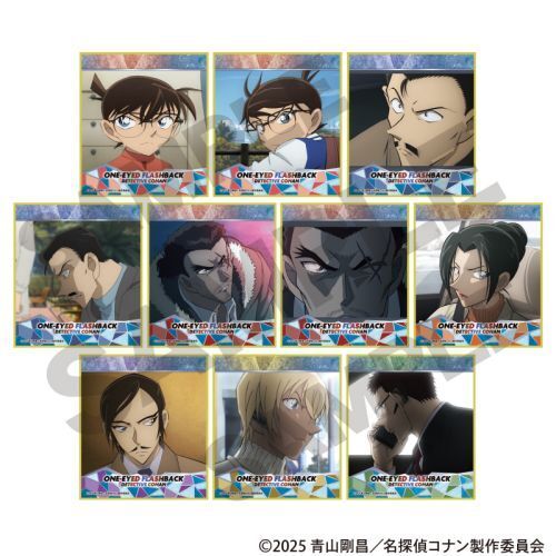 柯南M28日版迷你色紙-10款隨機