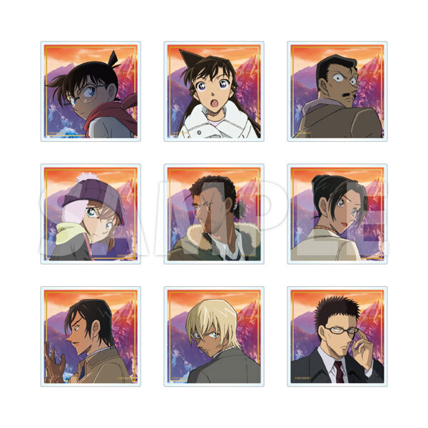 柯南M28日版壓克力胸章立牌-主宣圖 9款隨機
