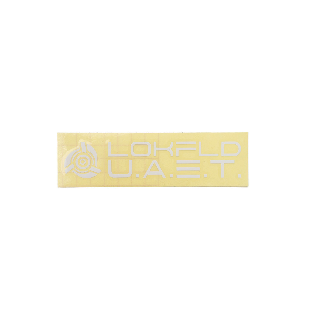 Lockfield Equipment｜Cutout Logo Sticker｜LOGO 卡典車貼