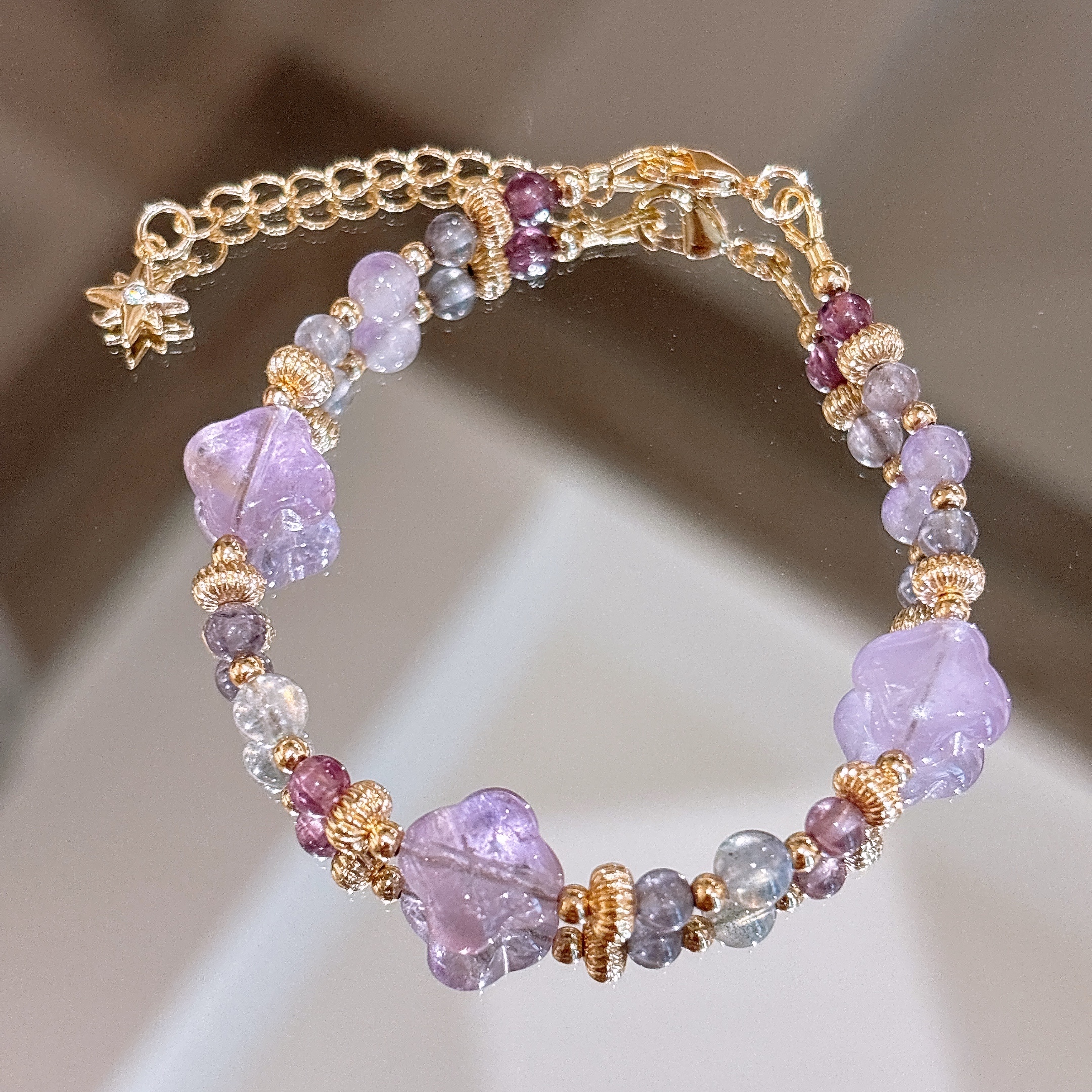 全能量 | 夢想成真 | 彩尖晶石《原附扣式：龍蝦扣》