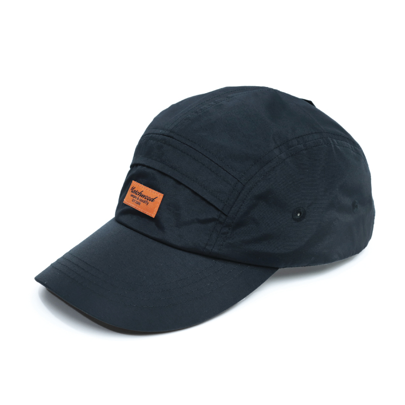 Script Label Camp Cap 五分割帽