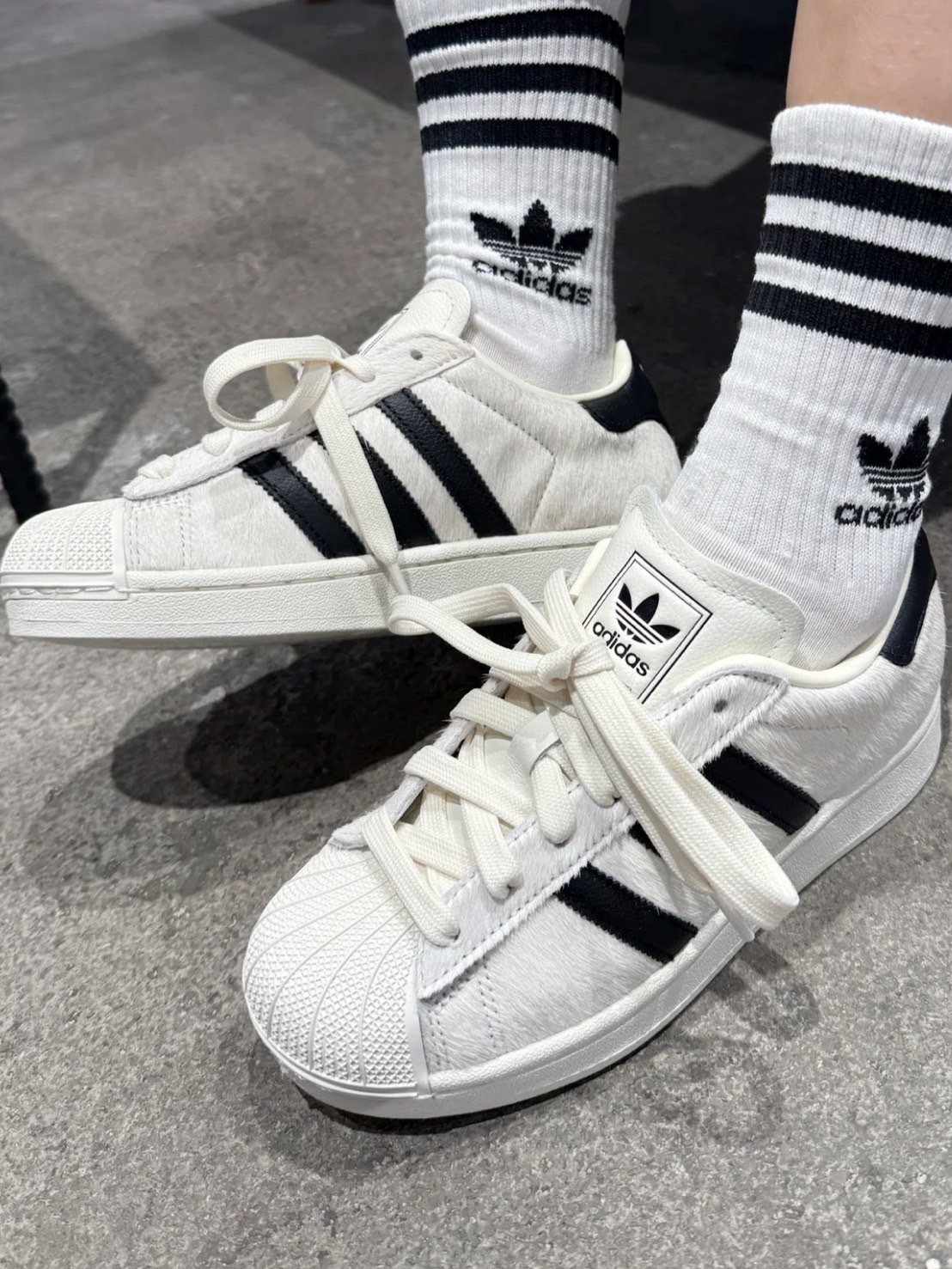 ADIDAS ORIGINALS SUPERSTAR 2 馬毛貝殼鞋
