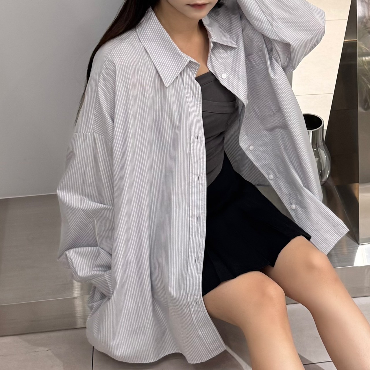 chih made•情有獨鍾 ovs條紋襯衫