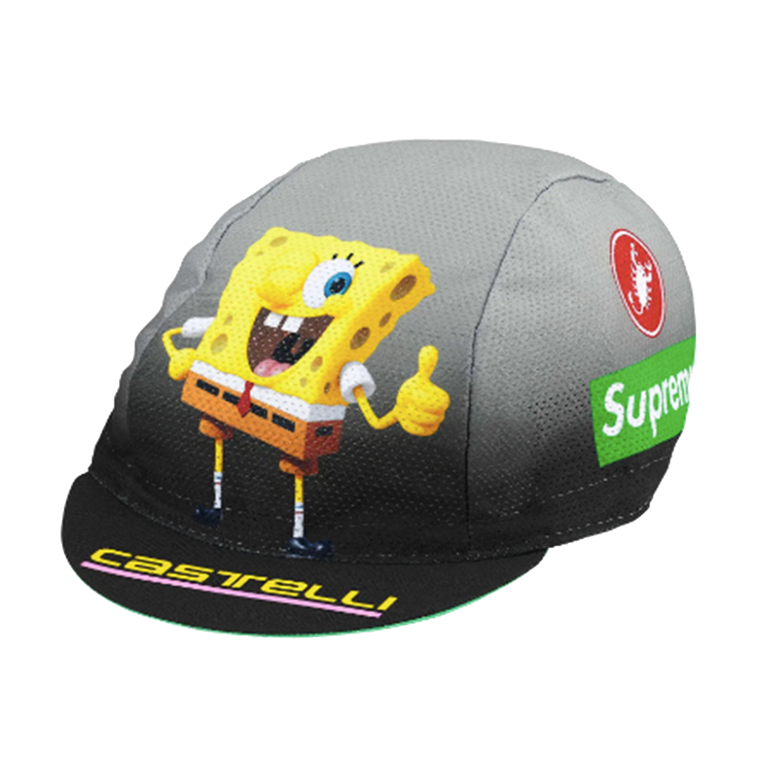 Supreme SpongeBob Castelli Cycling Cap 黒 Supreme SpongeBob SquarePants Castelli Cycling Cap Black