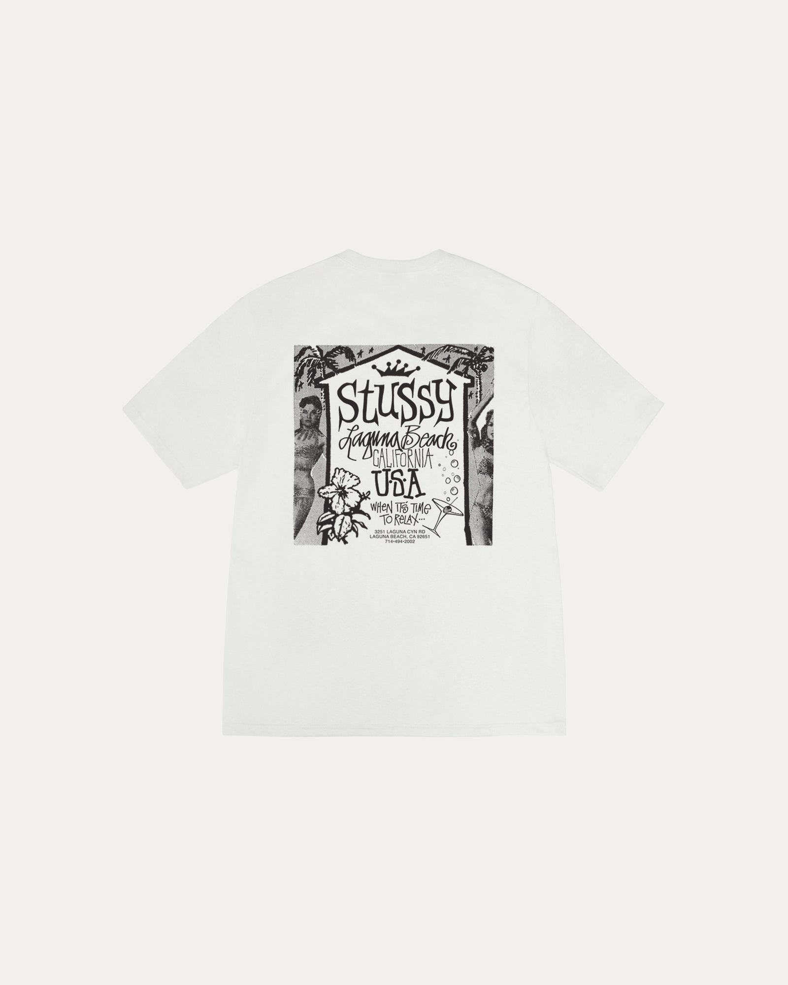 2025SS STUSSY BEACH HOUSE TEE PIGMENT DYED 海灘 房子 皇冠 水洗 短T 現貨 1905141
