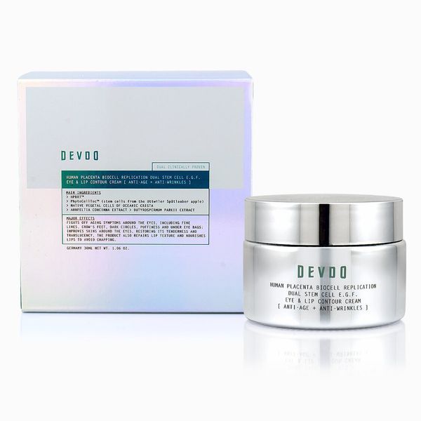 DEVDO 【眼唇2合1】HPBRT類胎盤素雙幹細胞抗皺活膚眼唇霜(30毫升)【原裝正品行貨】