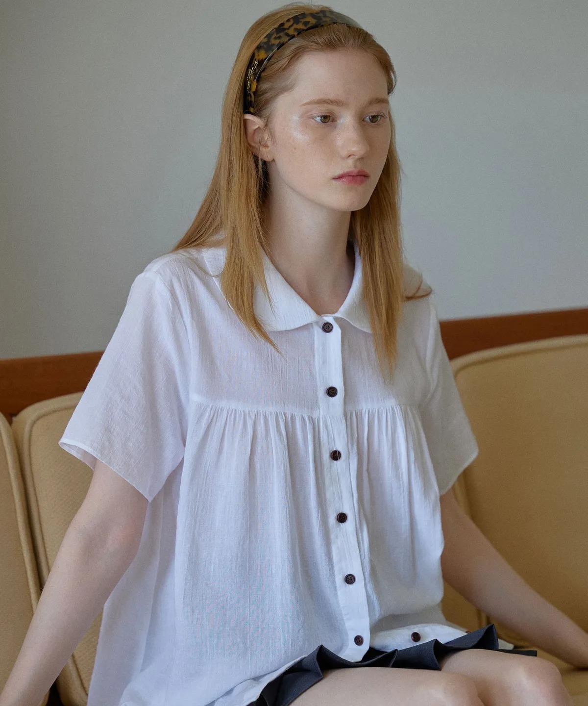 Letter From Moon Lilia Flare Blouse