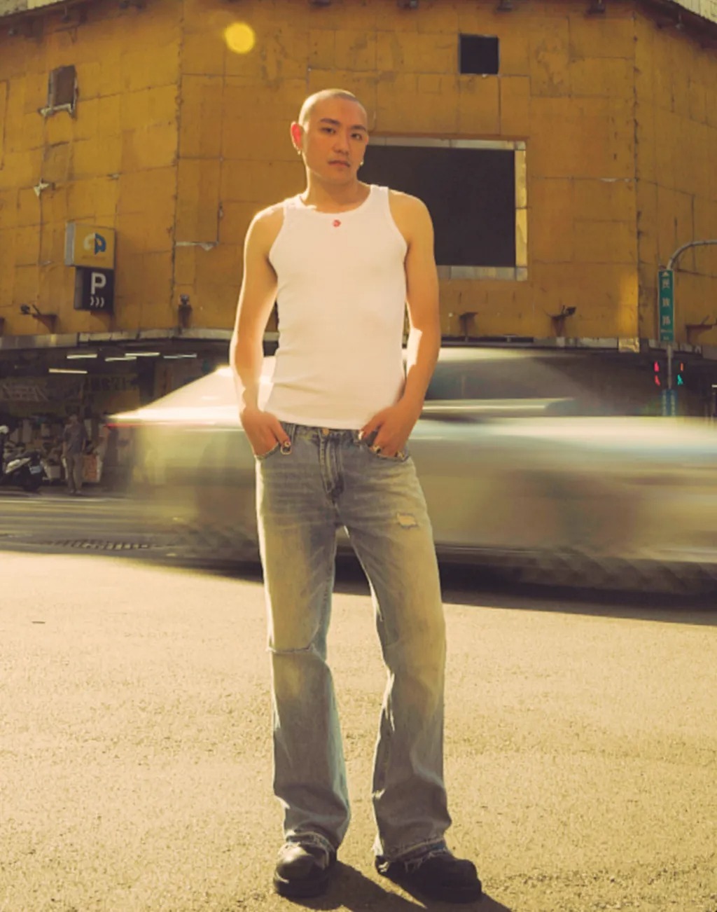 PINHENG 孽子男版手寫繡背心