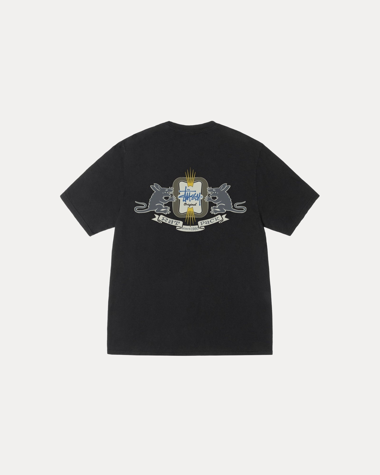 2025SS STUSSY HOMEBREW TEE PIGMENT DYED TEE LOGO 字體 老鼠 水洗 短T 現貨 1905140