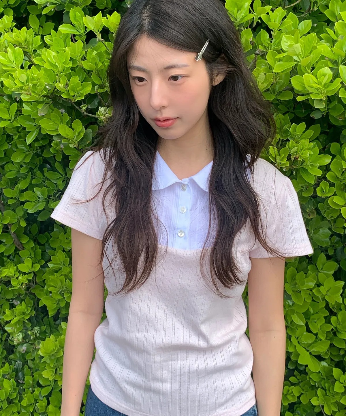 Letter From Moon Beshua Layered Collar Top