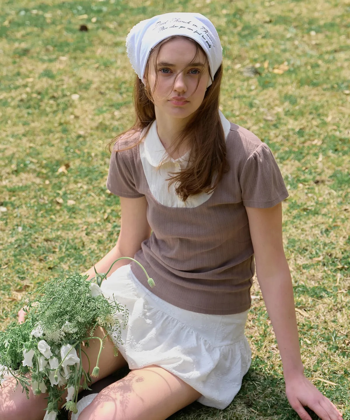 Letter From Moon Beshua Layered Collar Top