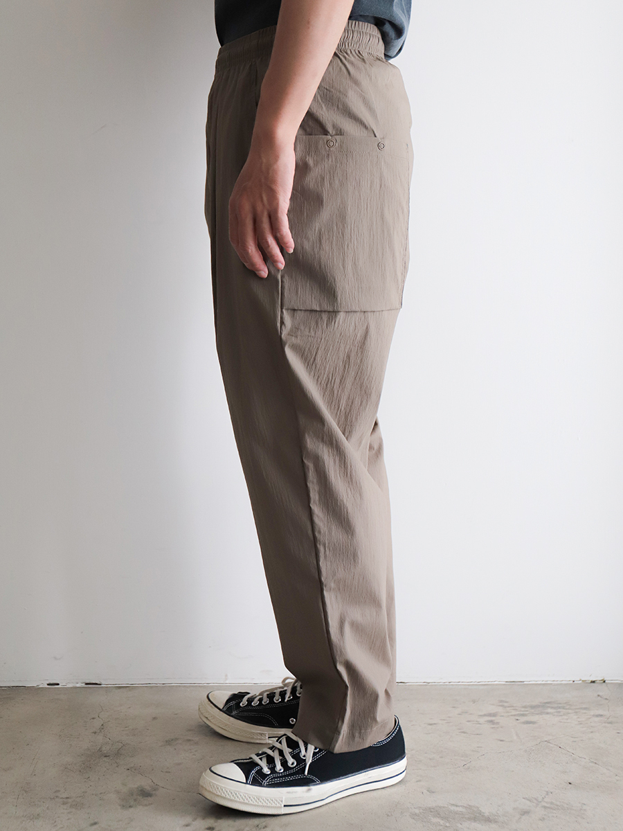 Jackman Crepe Umps Pants Sepia