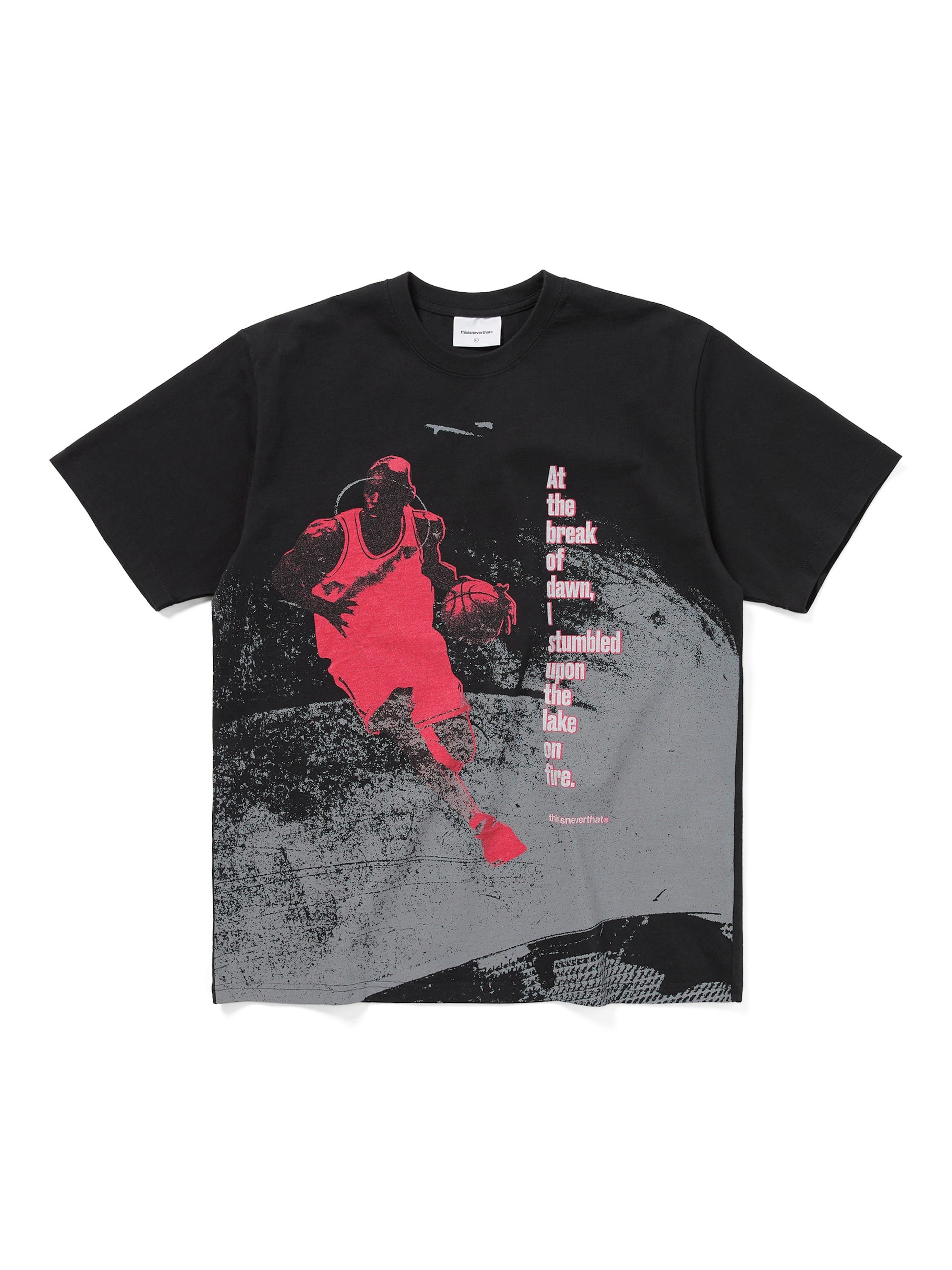 thisisneverthat｜Full Court Tee "Black"