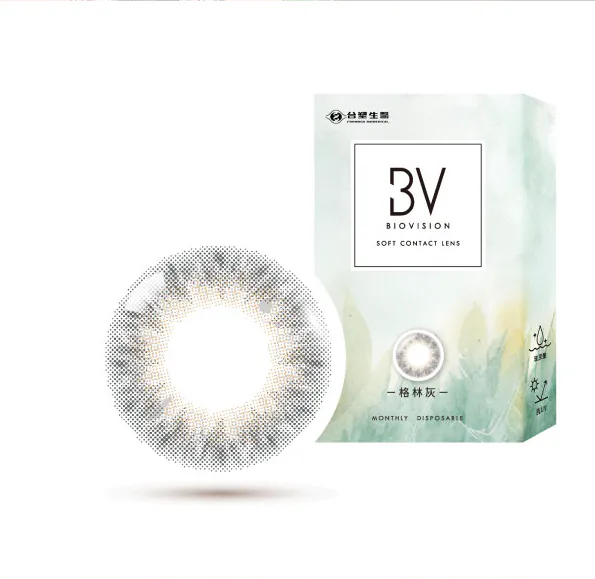 BioVision 台塑生醫彩色月拋-格林灰Grimm Gray 1片裝