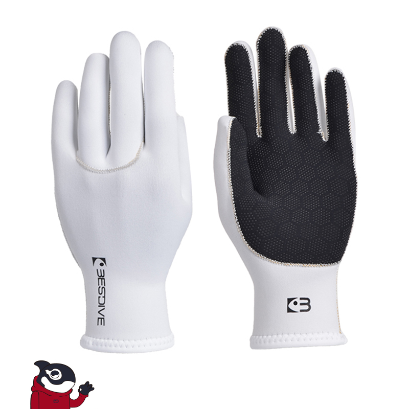 ▲Bestdive 1.5mm 超彈保暖手套 (珍珠白/經典黑) 2026