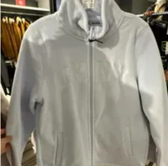 [S] DKNY RAIN SPORTS WOMEN'S TECH FLEECE LOGO JACKET, DPQJ9479-RA7 [FINAL SALE] (SD1278)