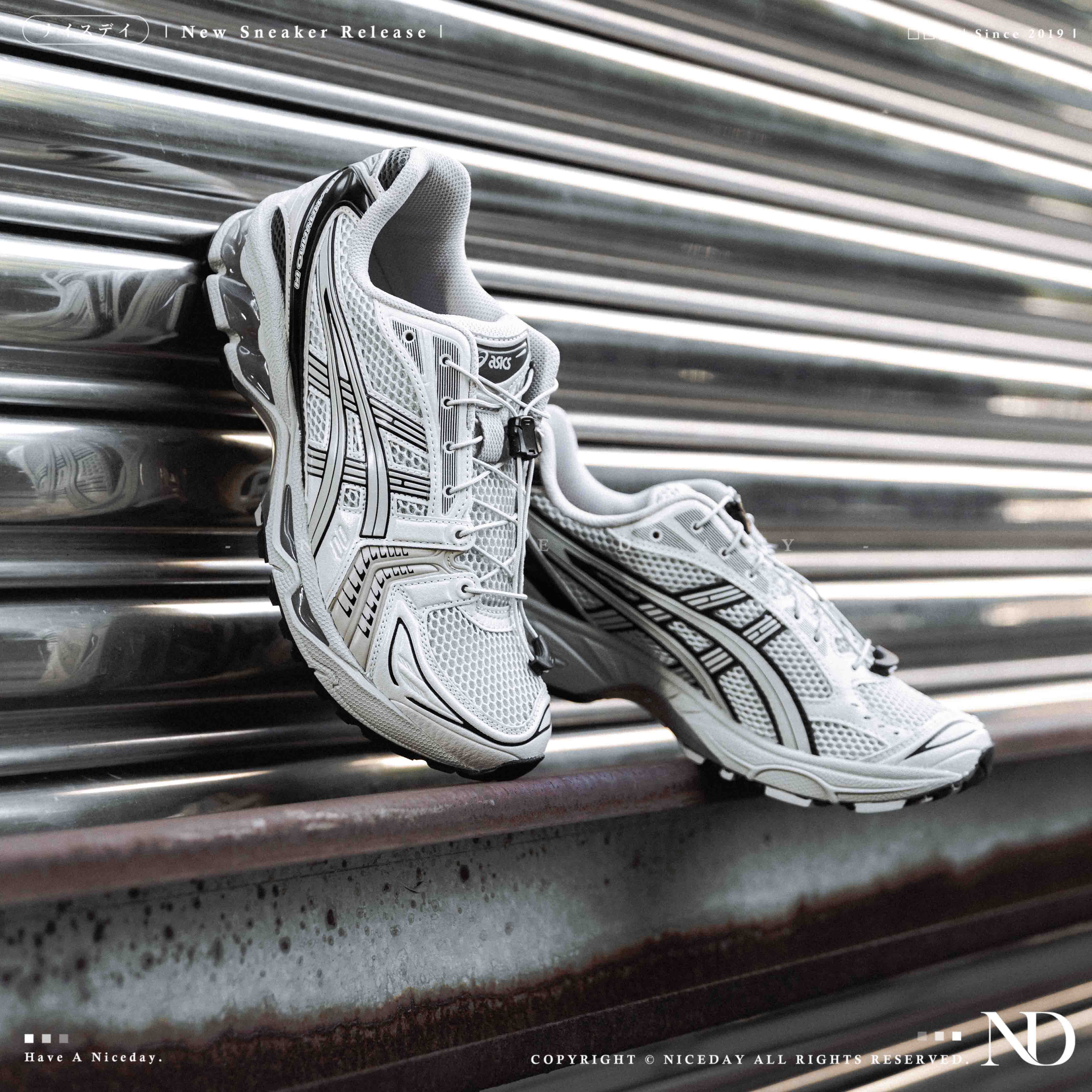 NICEDAY 代購 Asics Unlimited Gel-Kayano 14 Smoke Grey 菸灰 淺灰 灰 米白 1203A549-021