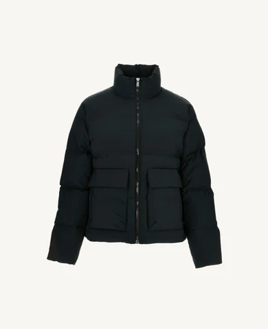 【JOTT】SHE造型口袋羽絨外套(黑)