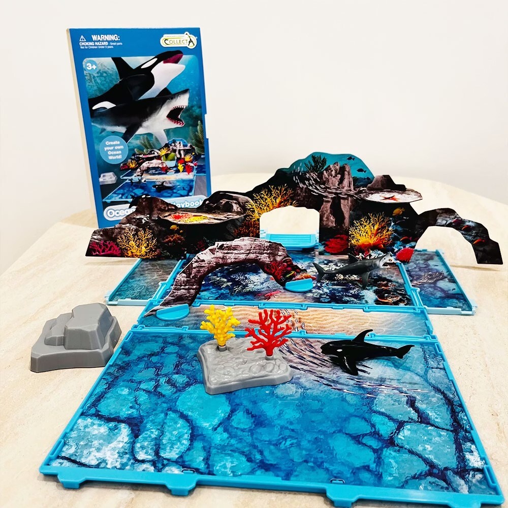 collectA 迷你海洋動物書玩具套組~英國高擬真模型-R1221