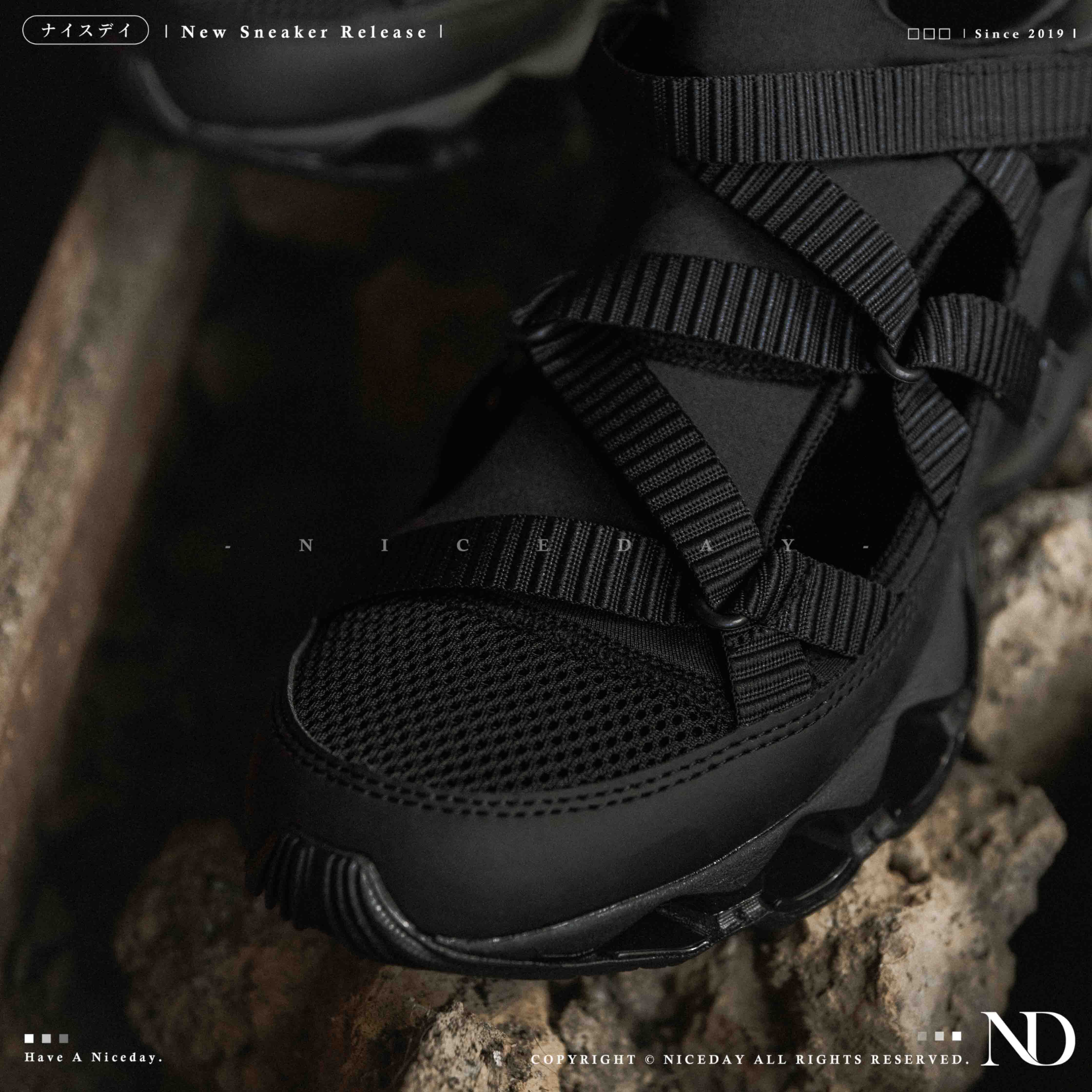 NICEDAY 代購 Mizuno Wave Prophecy 黑魂 涼鞋 機能鞋 透氣 拖鞋 D1GA251903