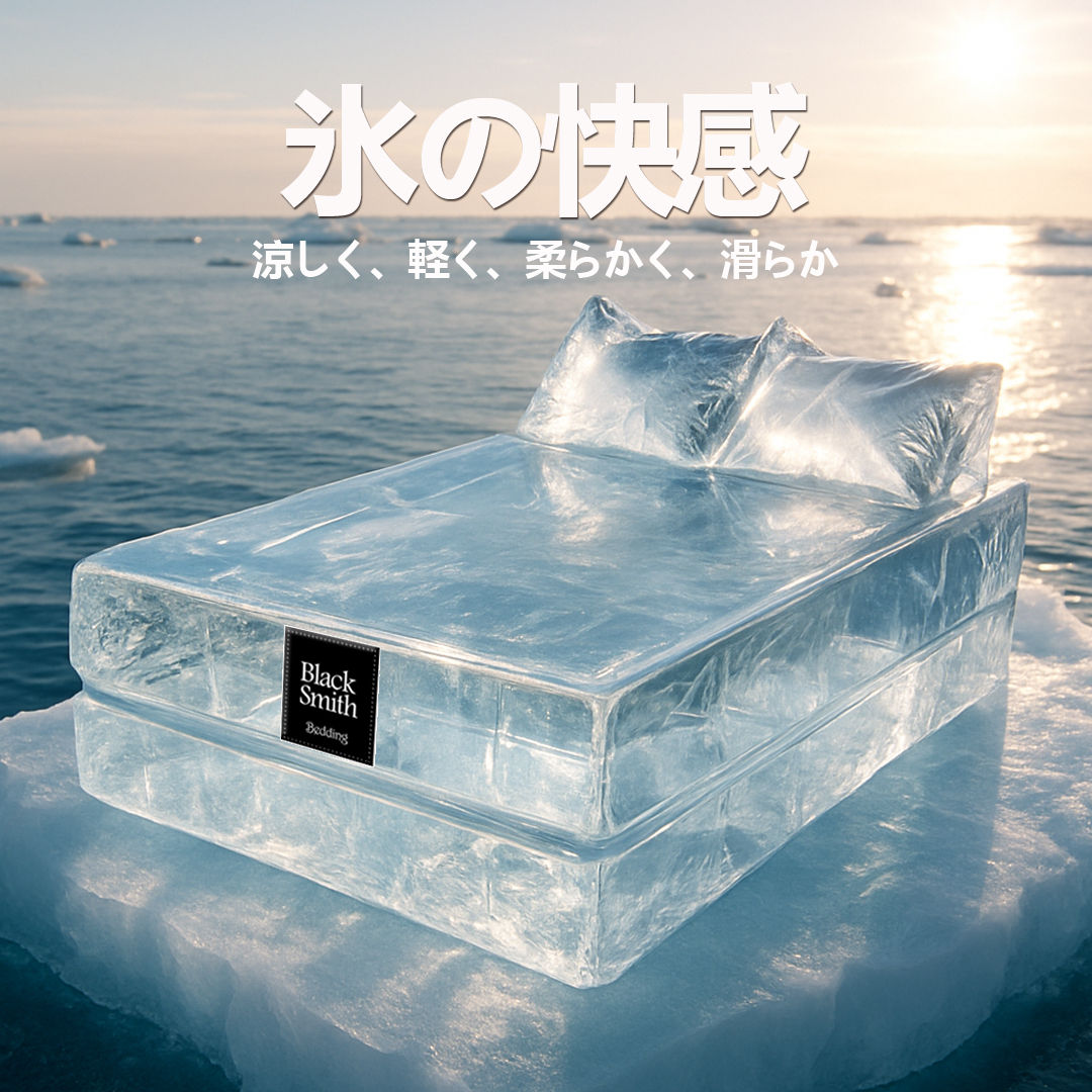 Black Smith 冰之快感抗菌床笠加枕套套裝_冰之紫