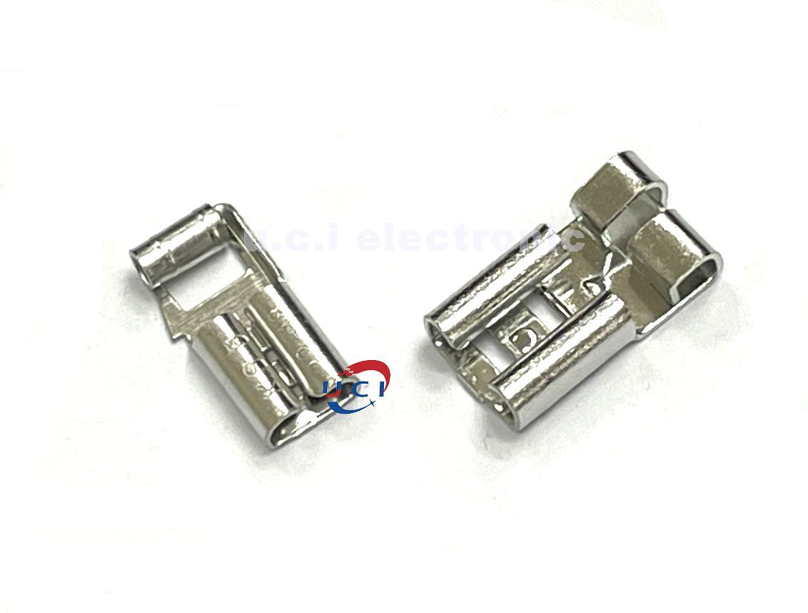 【UCI電子】(C-5-14) 90度端子 彎頭插簧 旗形插簧雞爪 L型 0.4厚單腳插簧母端子4.8 187 6.3 250接線端子