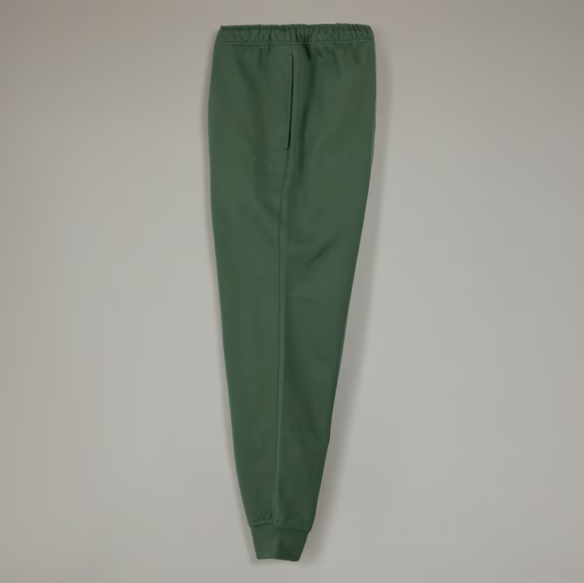 【 Y-3 M CUFF FT PT 棉質長褲 - 氧化綠 】