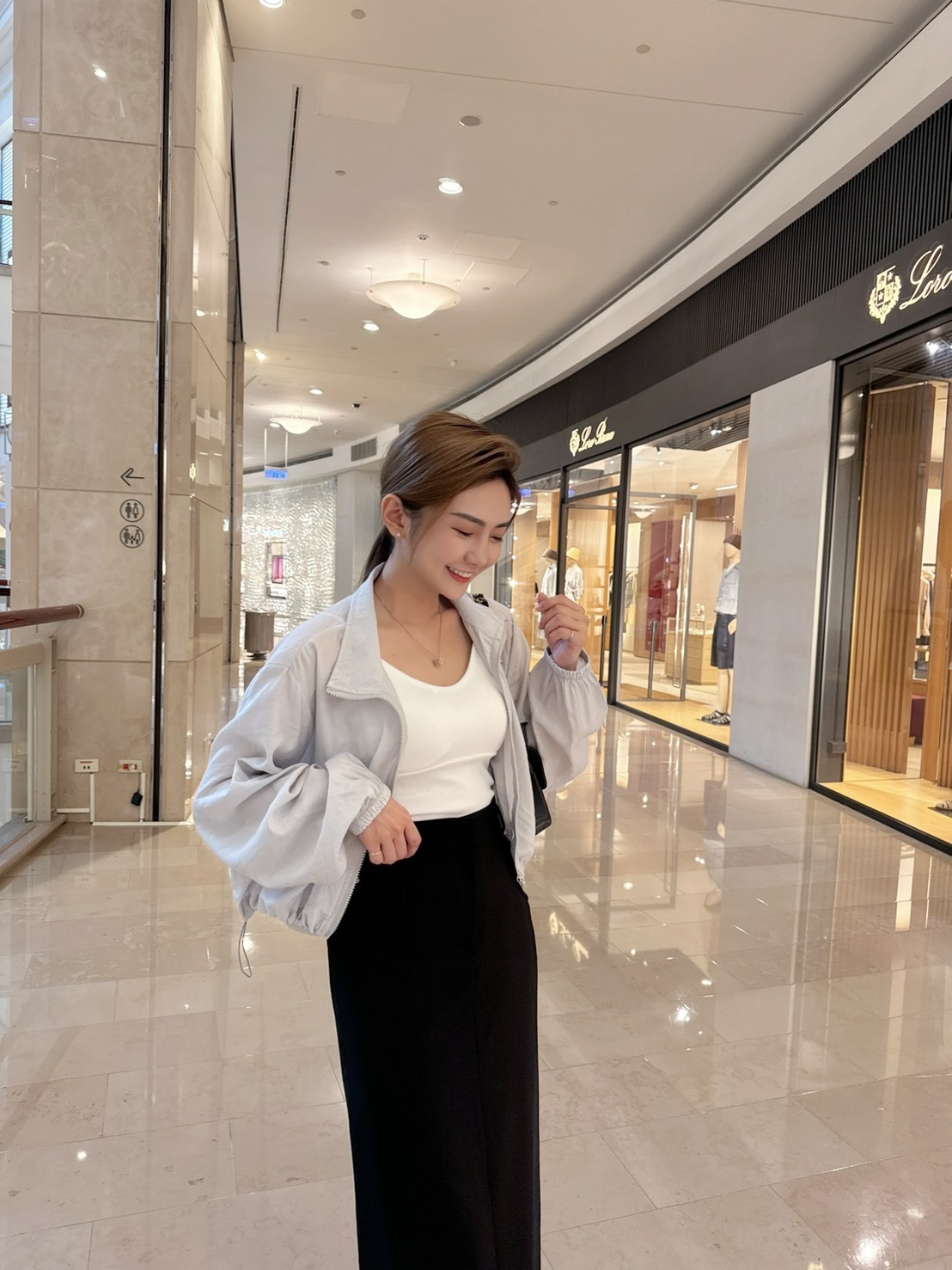 ［預購］🔥05.14春夏新品］♥️闆娘命定款］🇰🇷正韓高腰後鬆緊後開叉口袋西裝半裙（黑色/三色）