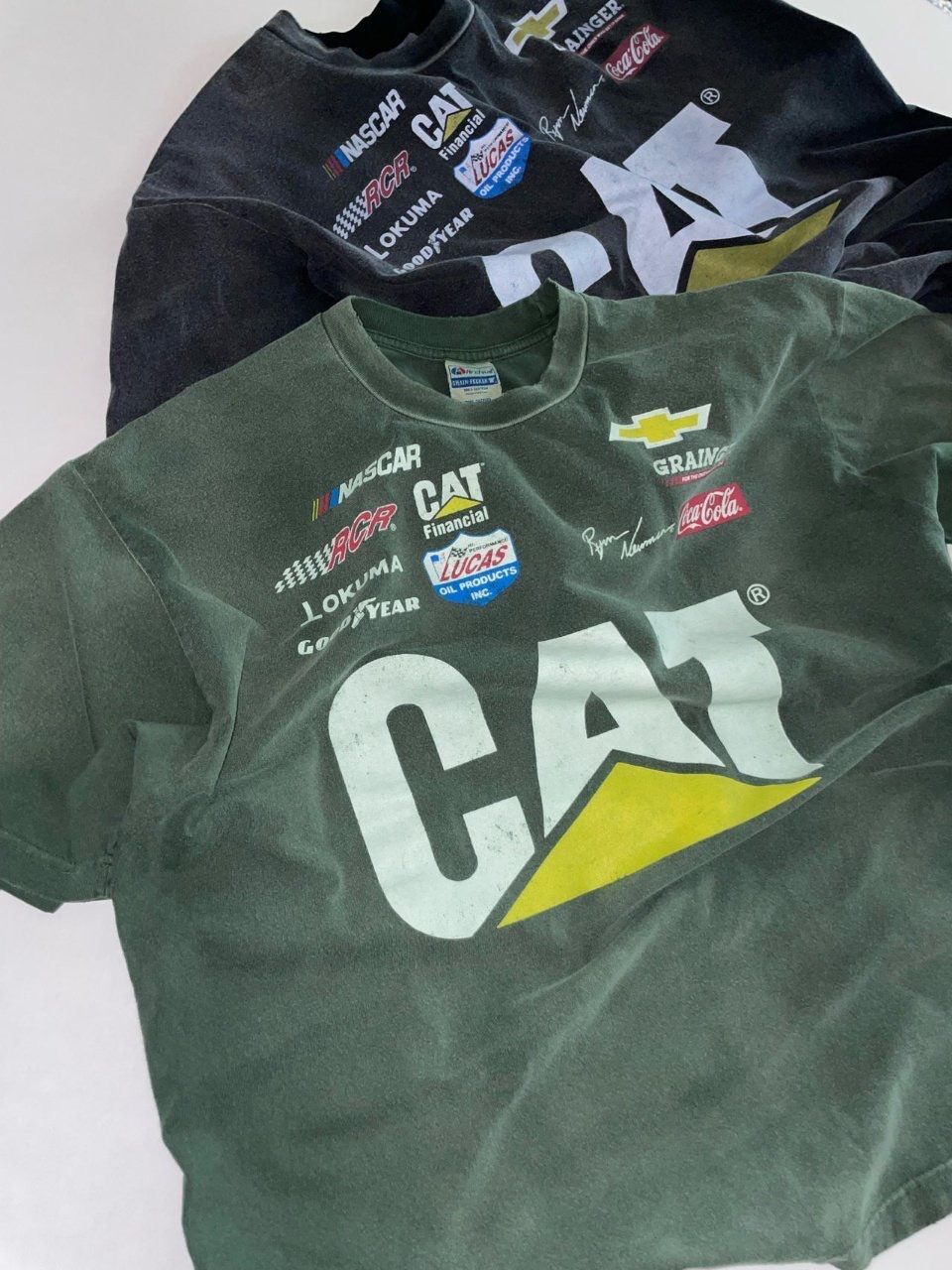 洗水英文字圖案短袖Tee ARCHIVE-351T