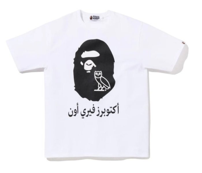 BAPE OVO APE HEAD TEE 聯名 短T 猿人 大頭 貓頭鷹 2色 現貨
