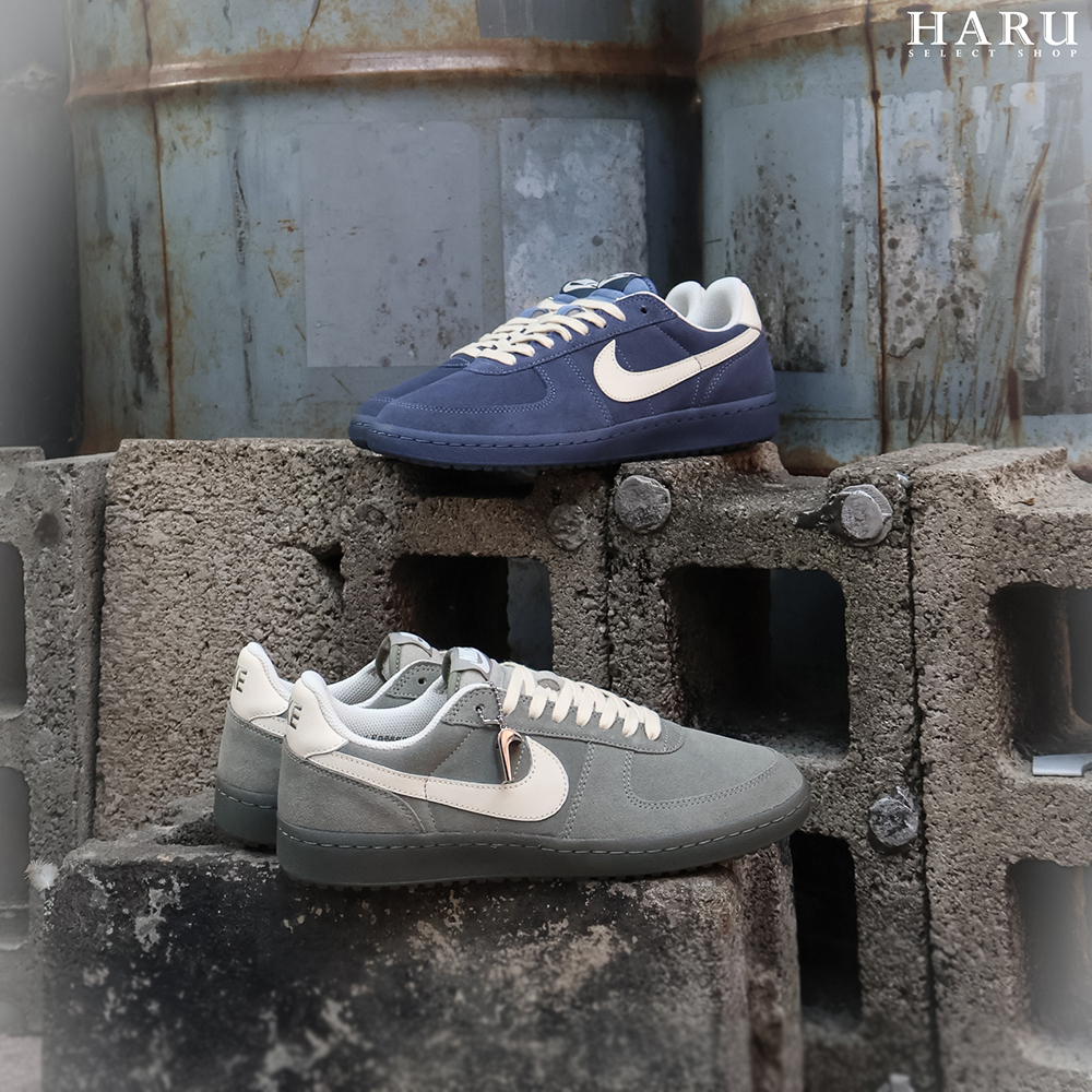 Nike Field General 灰白 灰色 深藍 麂皮 焦糖底 極簡 復古 德訓鞋 IF0666-300-400