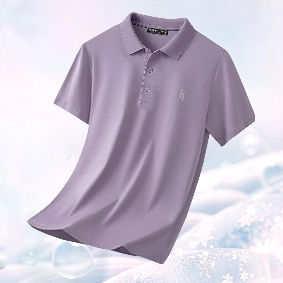 Sorona冰感認證-透沁涼感POLO衫-薰衣紫