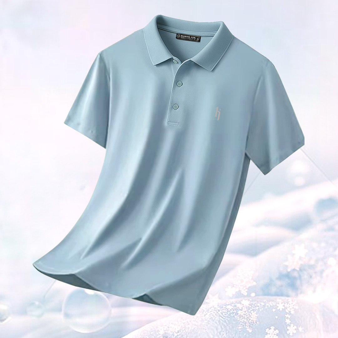 Sorona冰感認證-透沁涼感POLO衫-莫迪藍