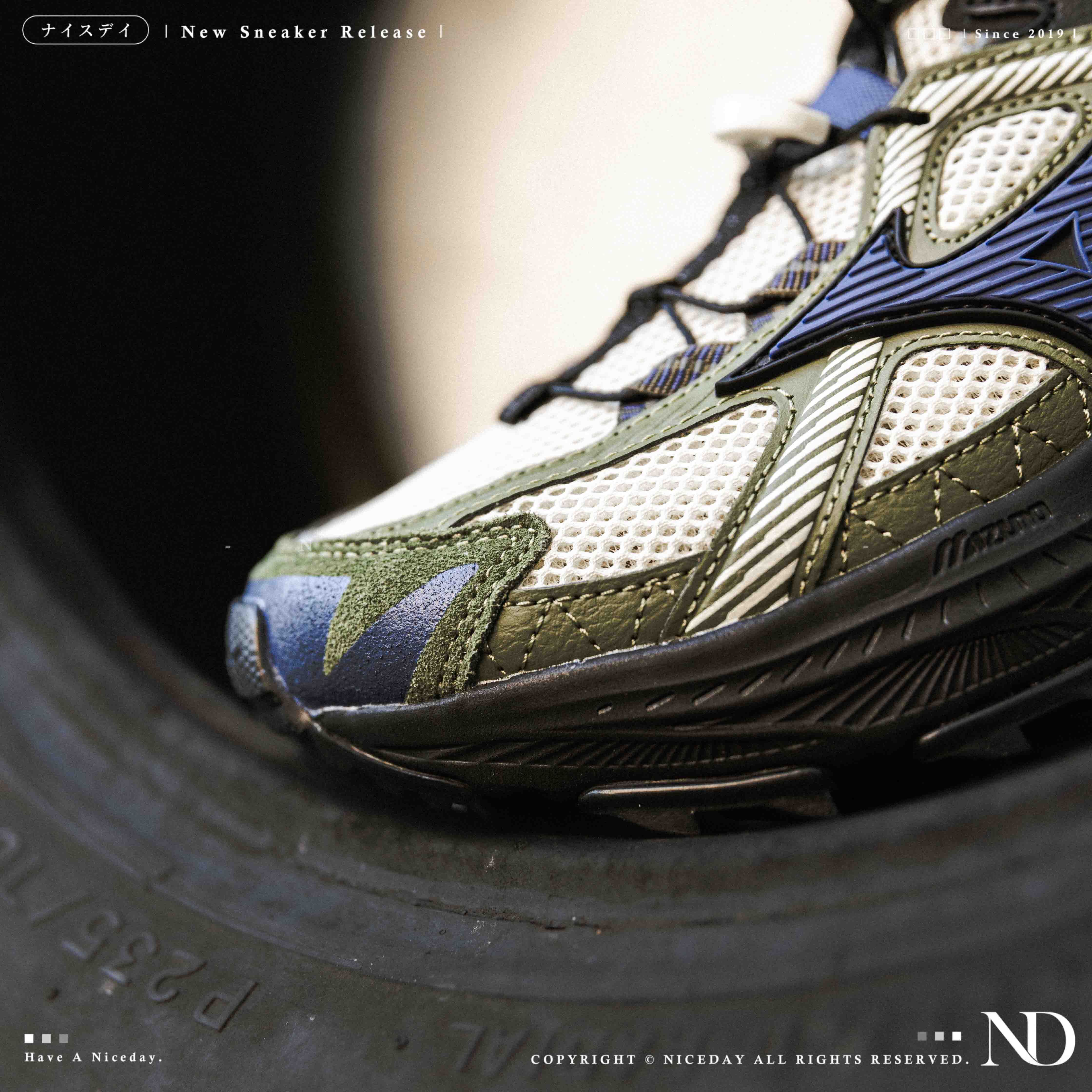 NICEDAY 代購 Mizuno Trail se 軍綠 綠紫 深綠 森林綠 工裝 機能鞋 登山 復古 穿搭 D1GH241901