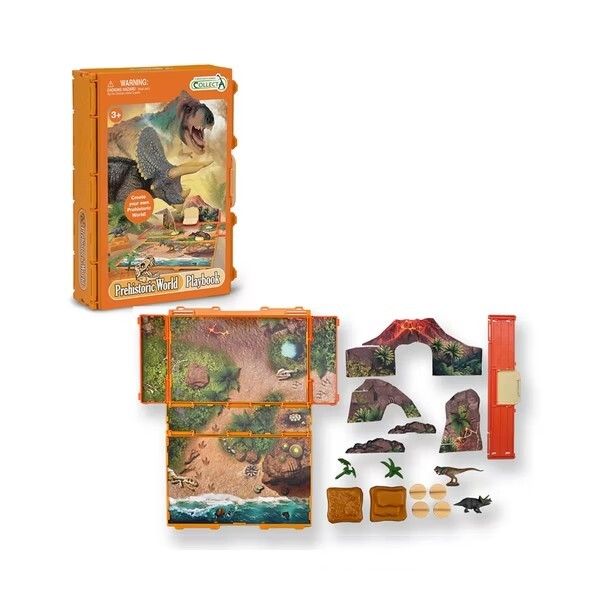collectA 迷你史前動物書玩具套組~英國高擬真模型-R1216