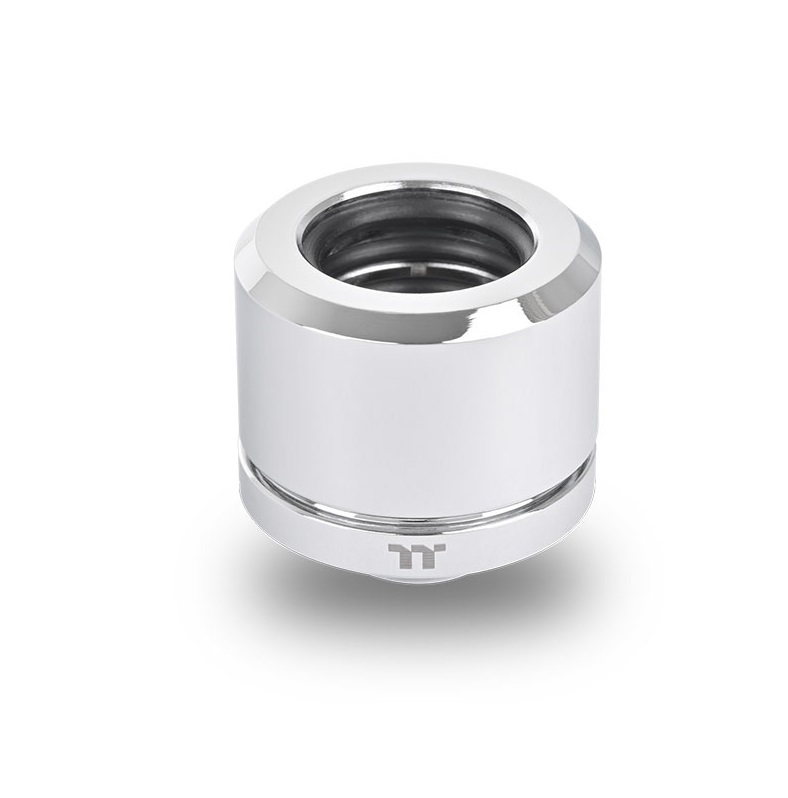 米特3C數位–曜越 Pacific F-Pro 外徑16mm硬管管接頭–銀色/CL-W436-CU16SL-A