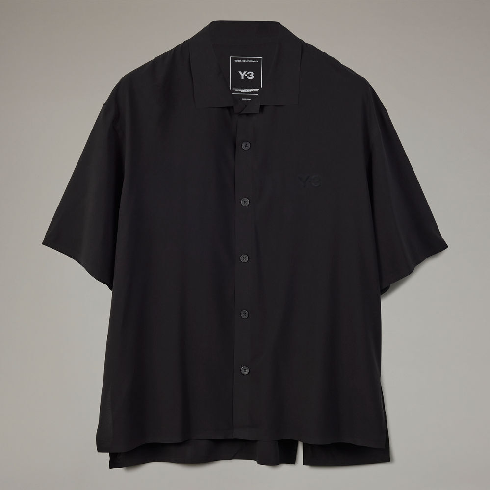 【 Y-3 LITE WOVN SHIRT 短袖襯衫 - 黑 】
