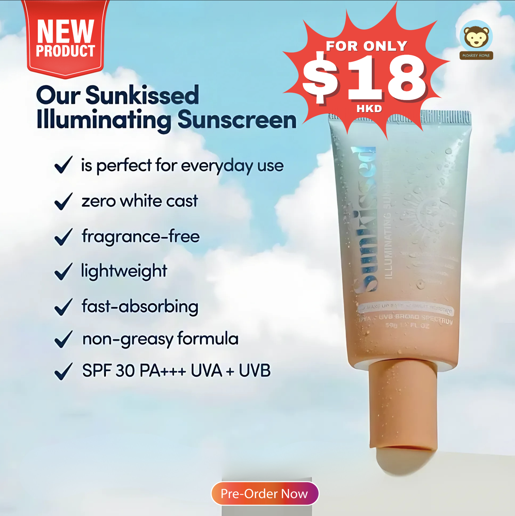 Sunkissed Illuminating Sunscreen