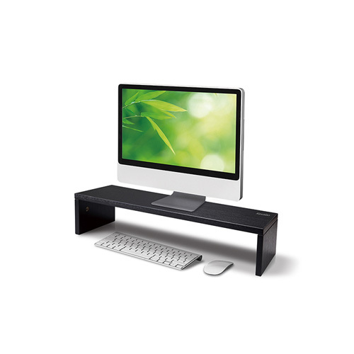 【Kavalan】木質螢幕固定支架黑橡木(S)