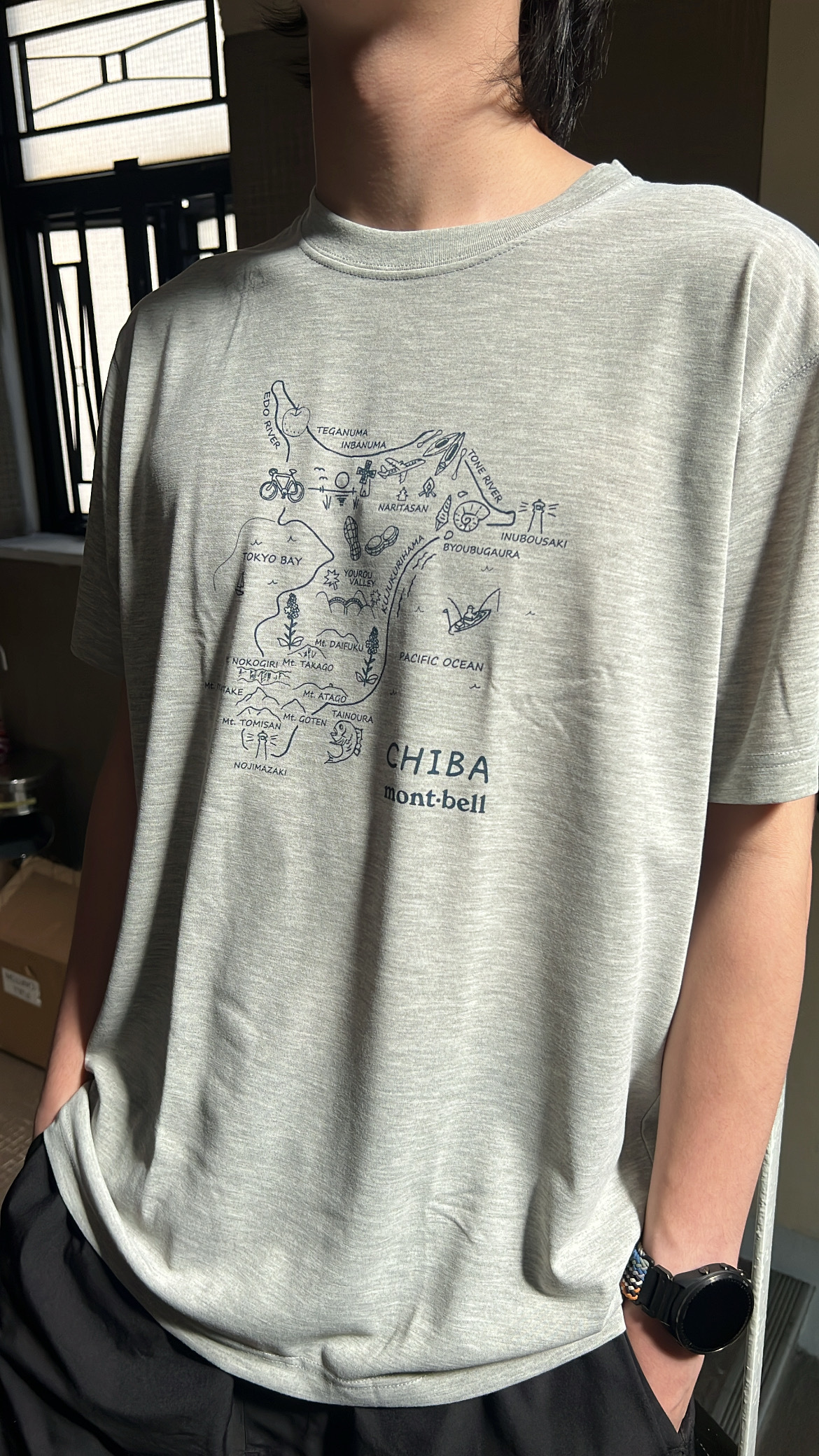 Montbell Wickron T Chiba #2 千葉#2地域限定版 透氣快乾 T-Shirt 1504659