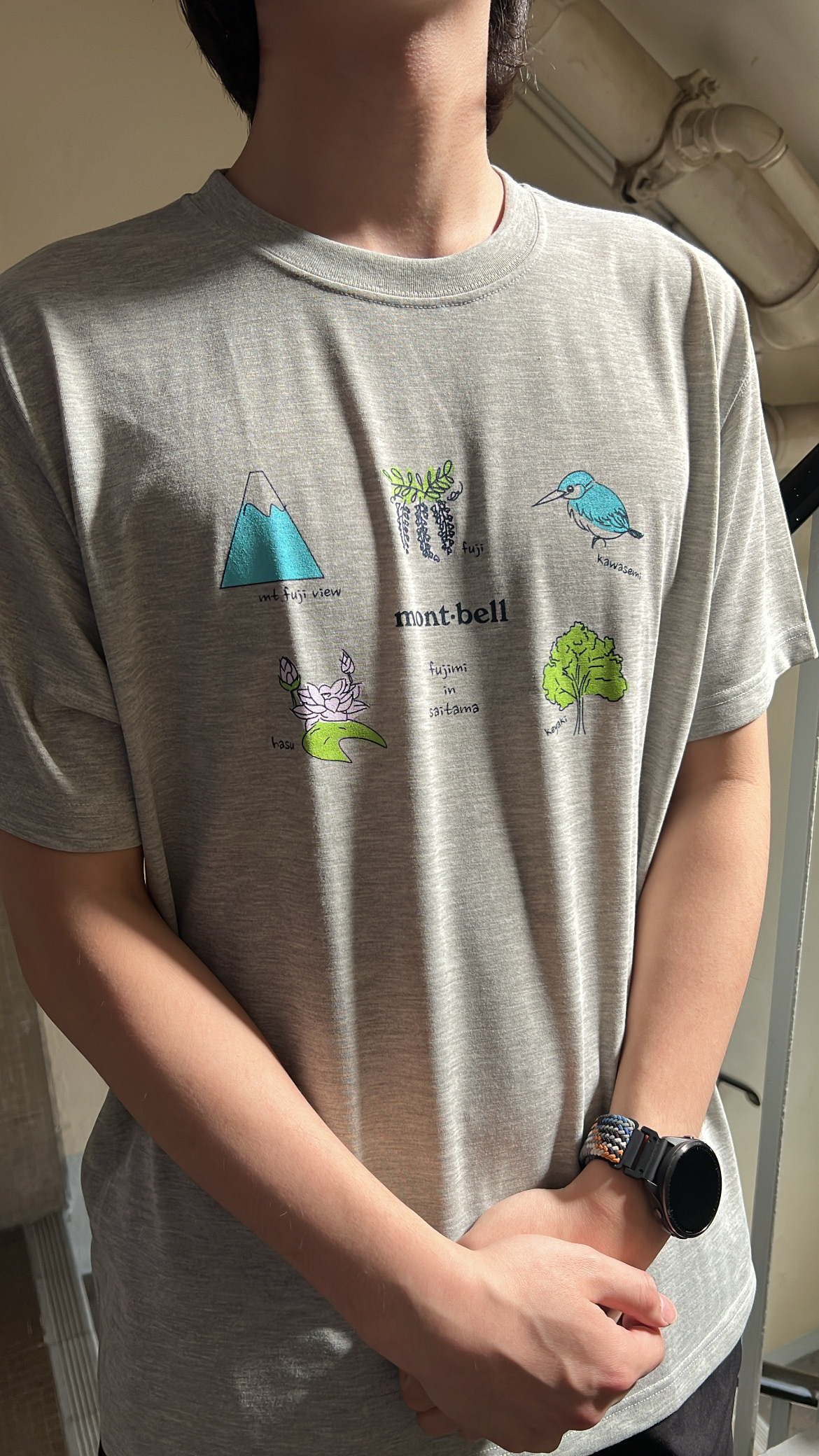 Montbell Wickron T Fujimi 富士見地域限定版 透氣快乾 T-Shirt 1504565