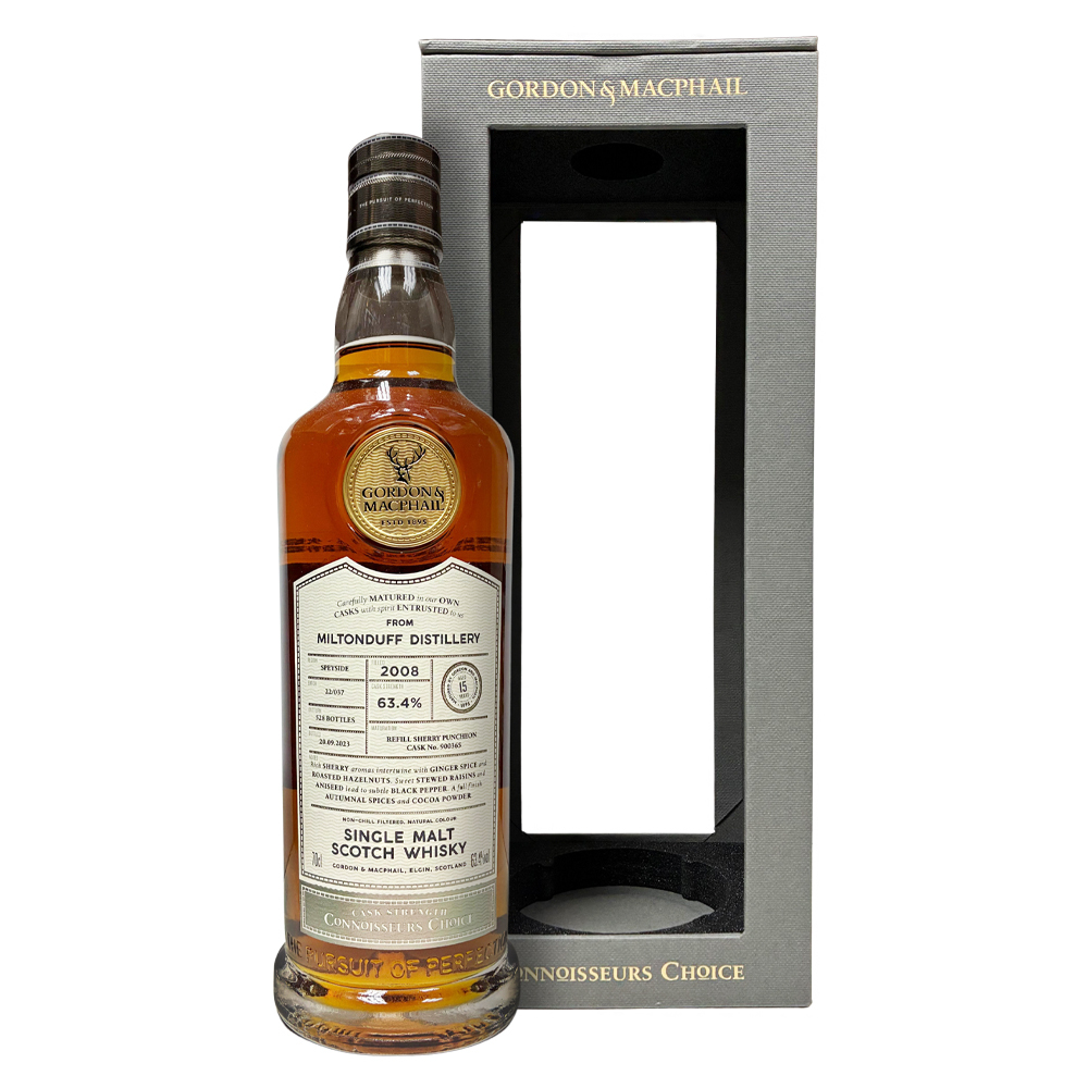 Gordon & Macphail Connoisseurs Choice - Cask Strength Miltonduff 2008 15 Years Old #900365 63.4%
