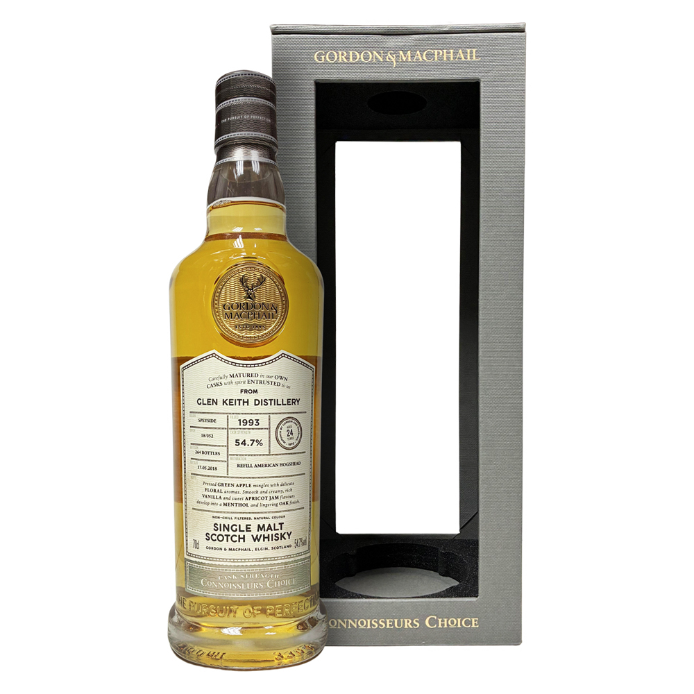 Gordon & Macphail Connoisseurs Choice - Cask Strength Glen Keith 1993 24 Years Old Batch 18/052 54.7%