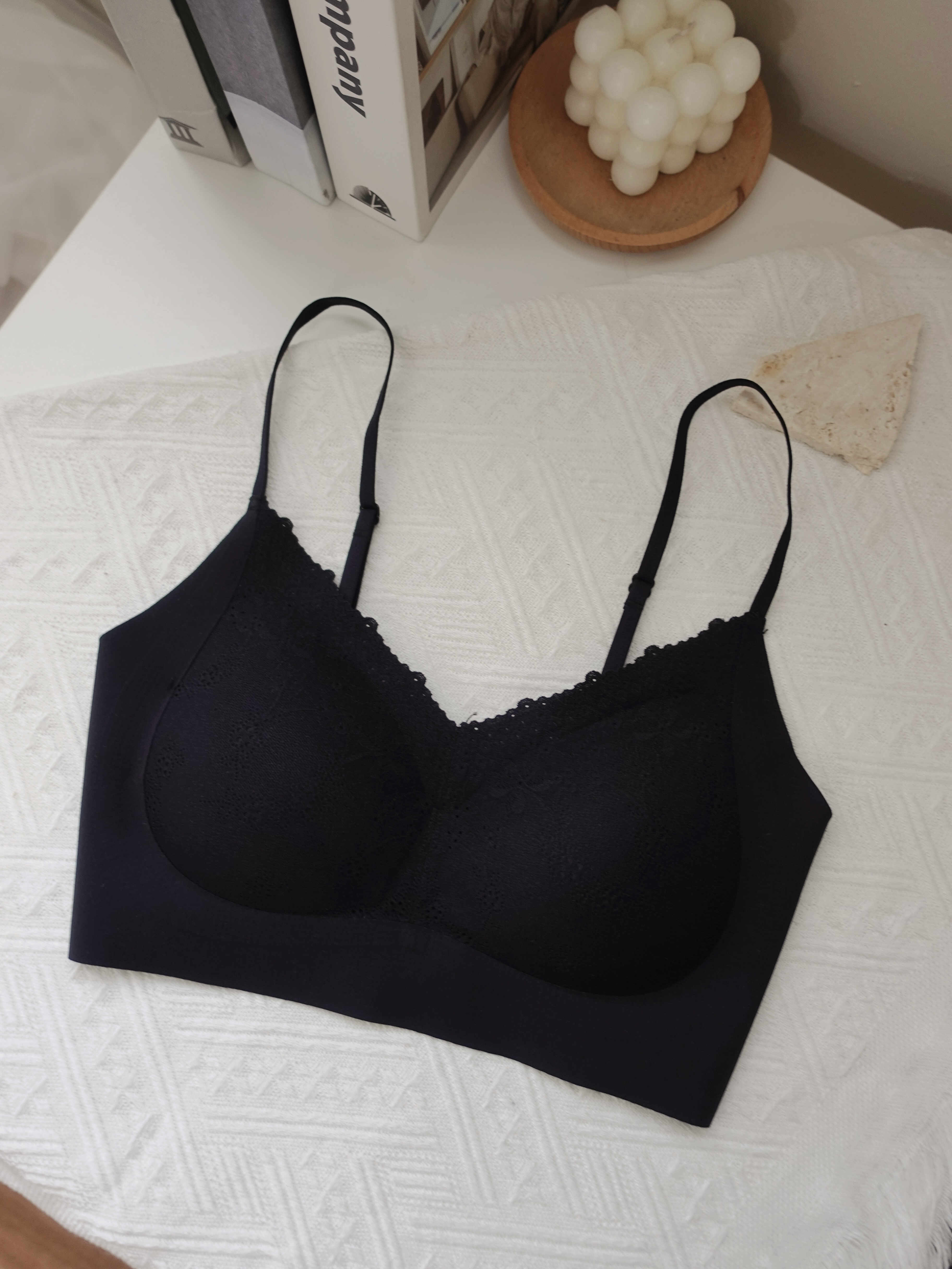 Taria Lace Wireless Bra Black - BR19BLK