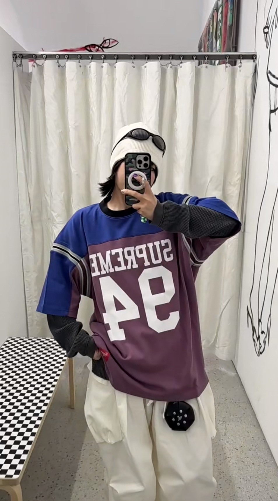 Supreme Split 美式拼接足球衣